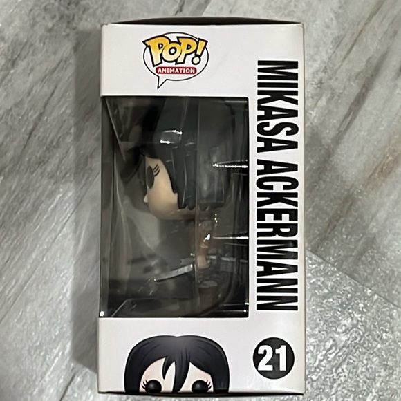 Funko POP Attack on Titan Mikasa Ackermann 21 Vinyl Figure - Picture 2 of 8